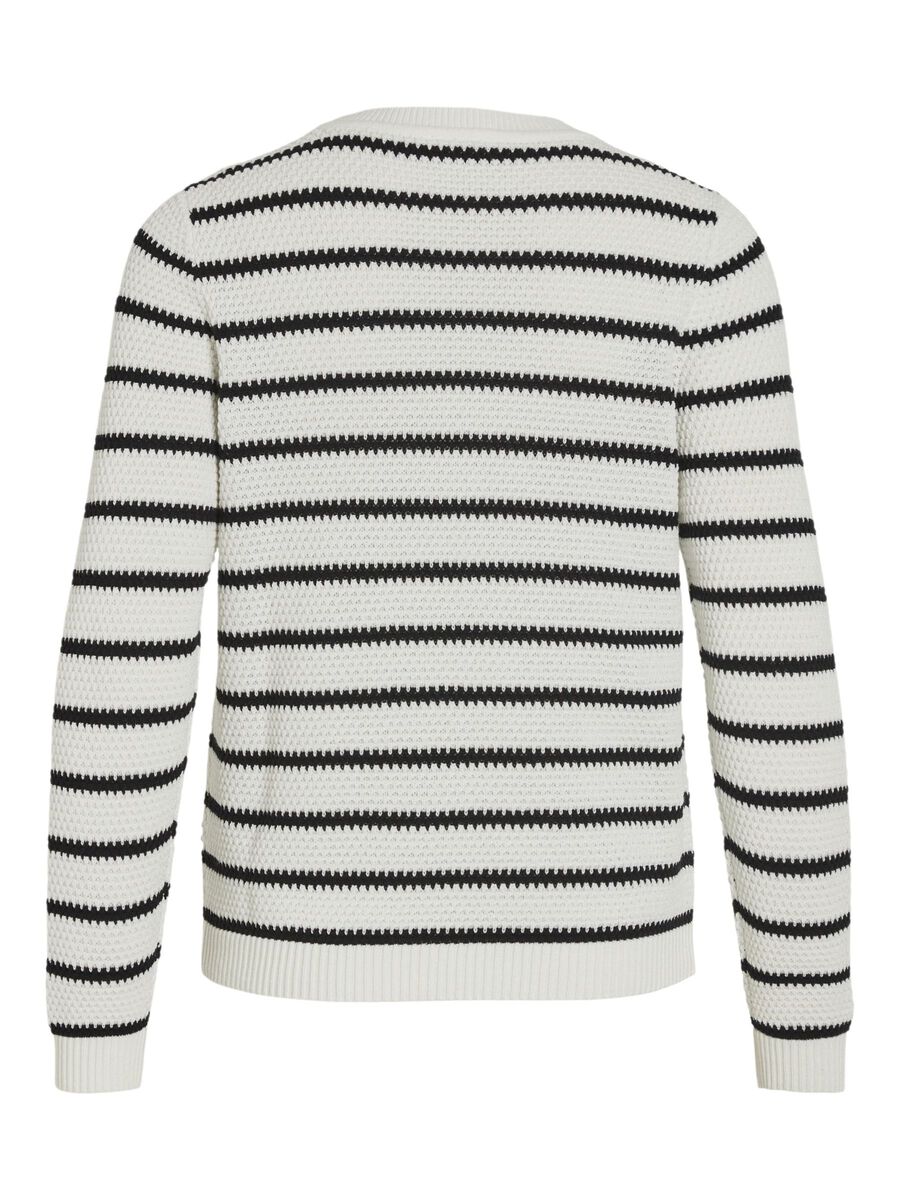 Dalo Stripe Jumper (White/Black) - Image 6