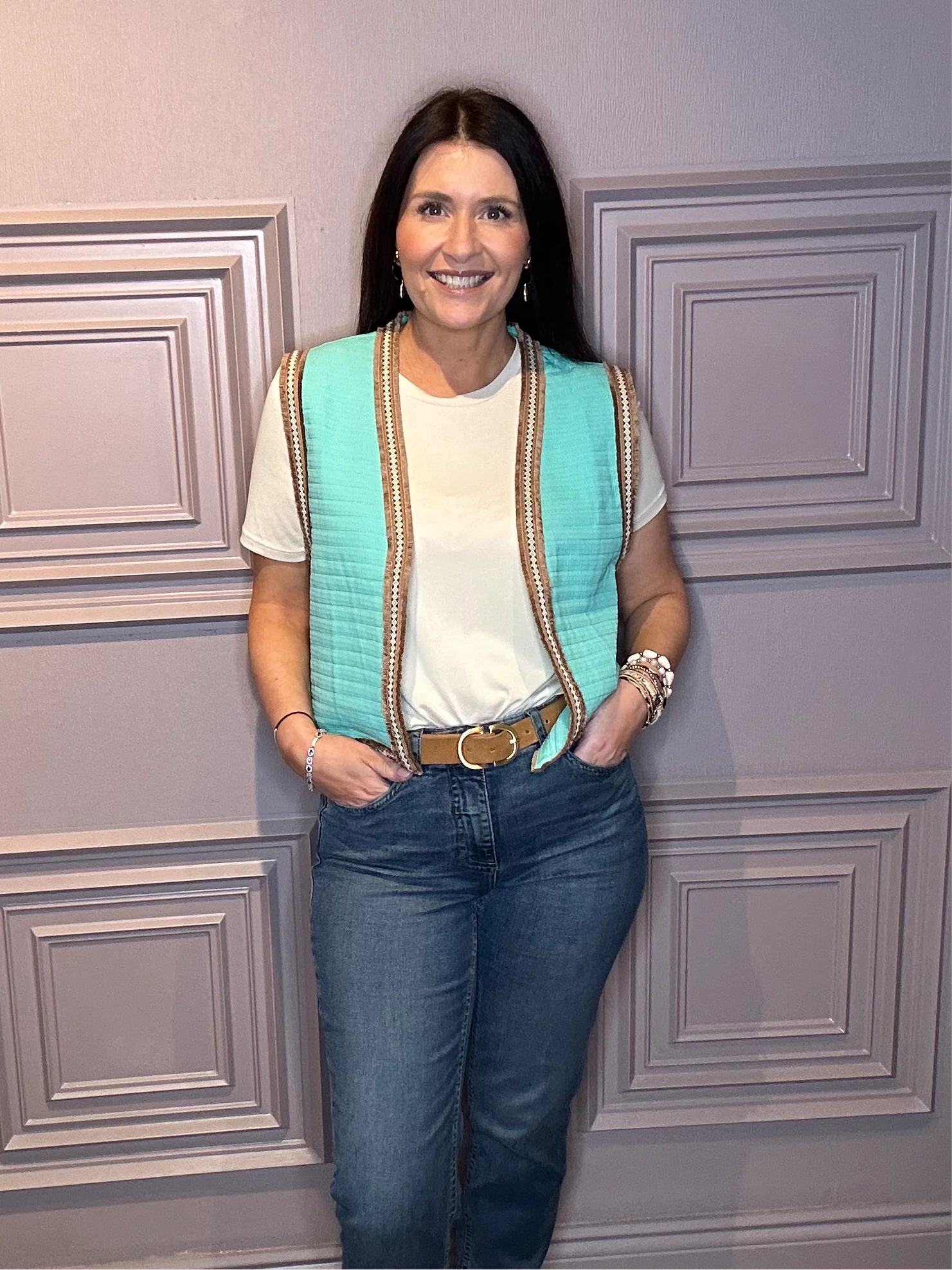 Danica Gilet (Tropical Aqua)