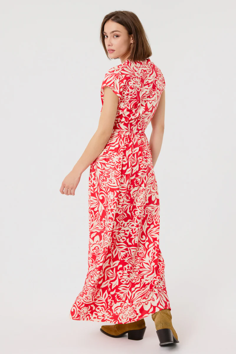 Danna Sleeveless Dress (Red) - Image 6