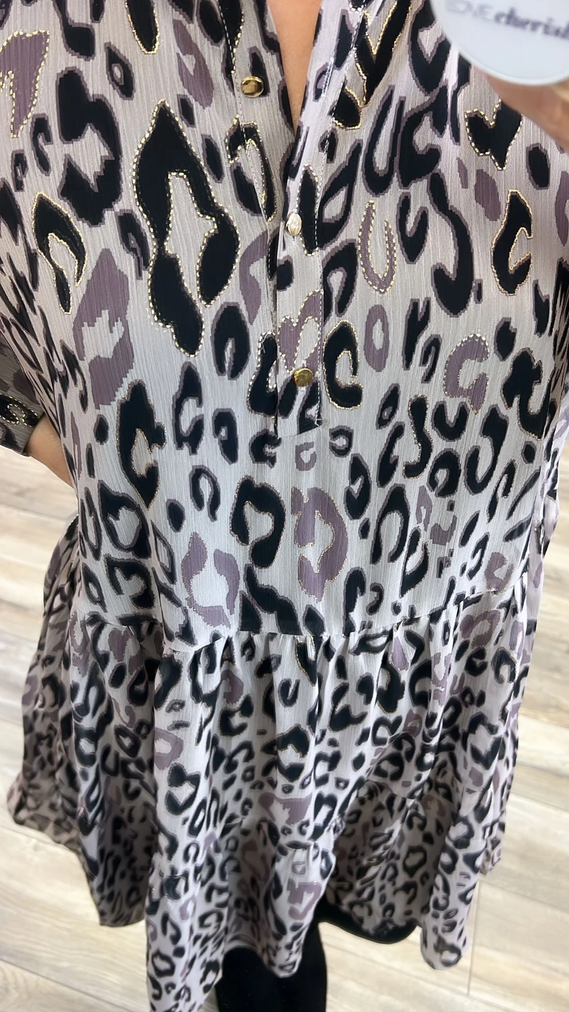 DARMA DRESS (CORNSTALK LEO PRINT) - Image 2