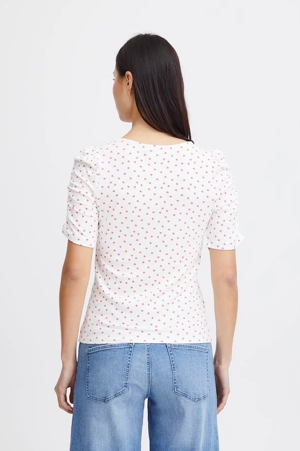 Debby T-Shirt (Cloud Dancer/Heart) - Image 5