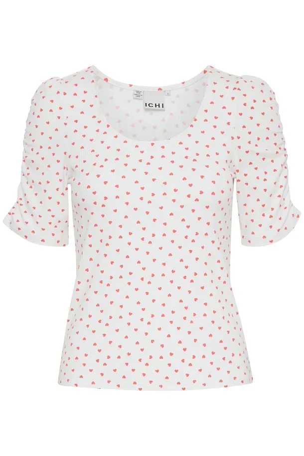 Debby T-Shirt (Cloud Dancer/Heart) - Image 6