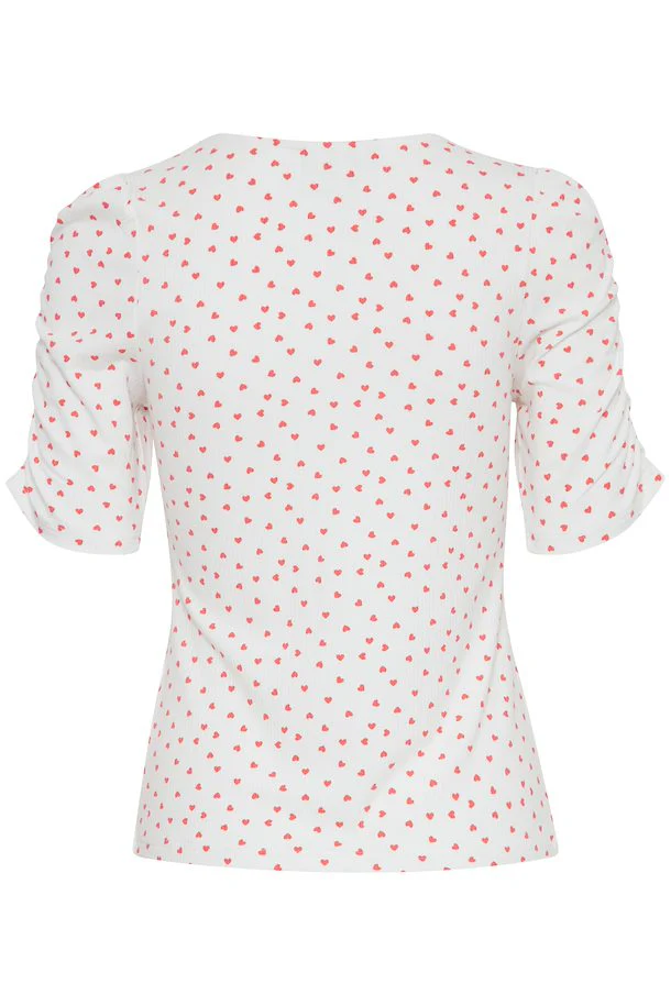 Debby T-Shirt (Cloud Dancer/Heart) - Image 7