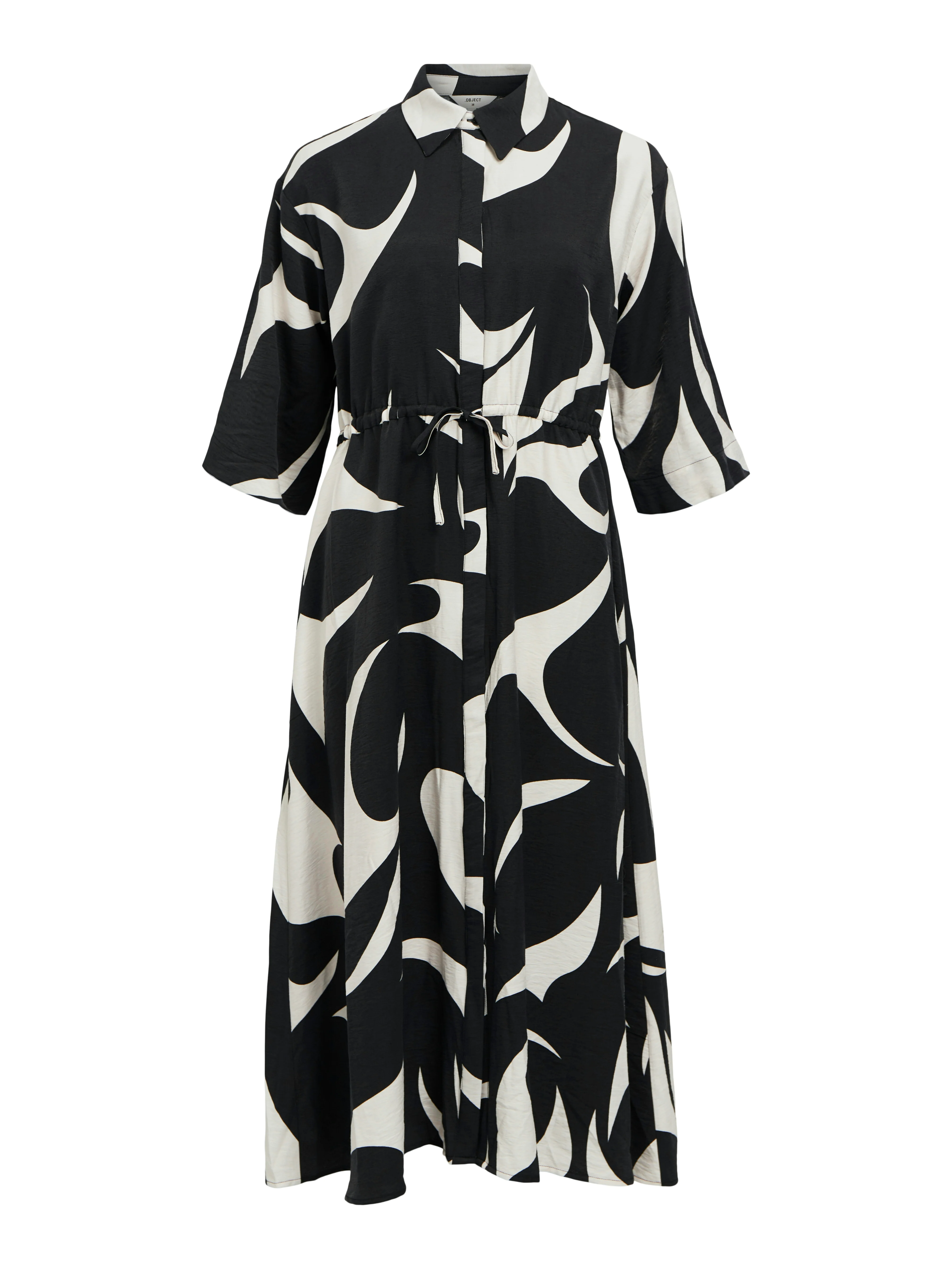 Demi Shirt Dress (Black) - Image 4