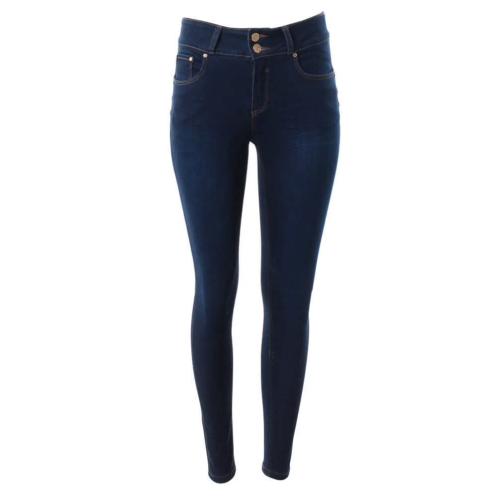 DERRY SKINNY JEAN SHORT (DARK INDIGO) - Image 3