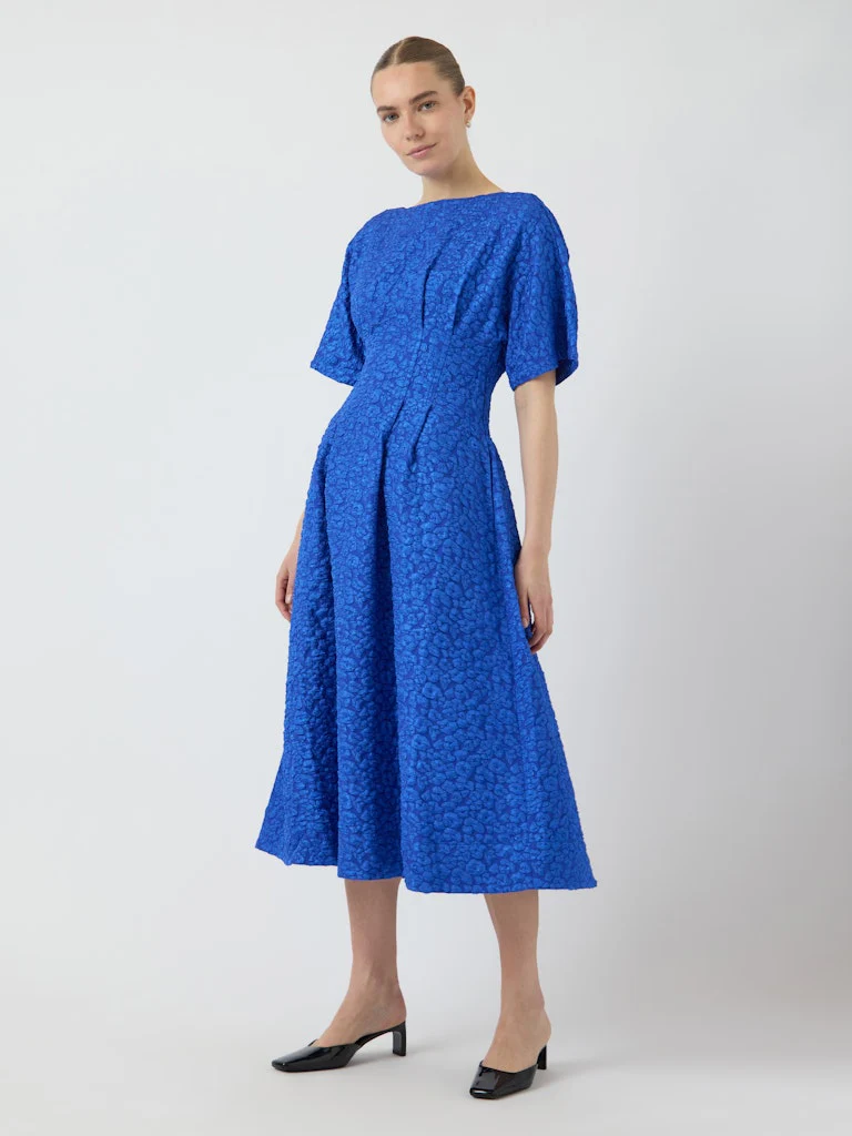 Diana Midi Dress (Dazzling Blue)