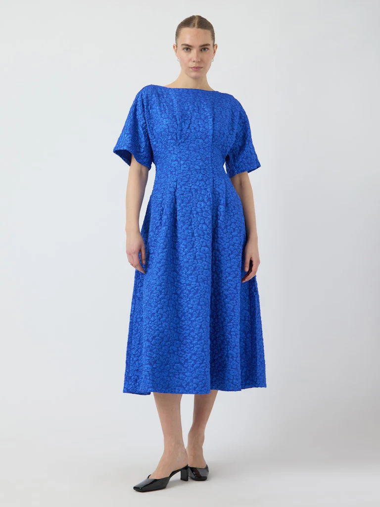 Diana Midi Dress (Dazzling Blue) - Image 2