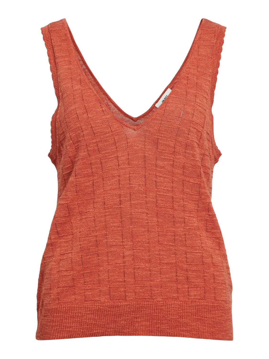 Dimka Sleeveless Knit Top (Redwood) - Image 5