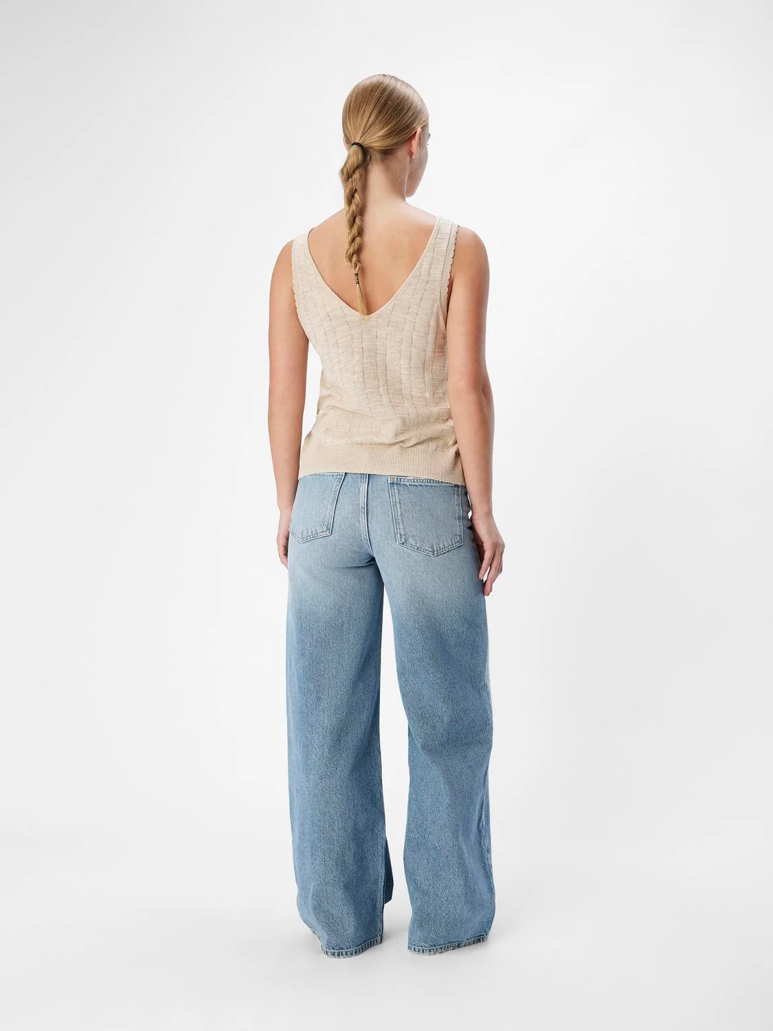 Dimka Sleeveless Knit Top (Sandshell) - Image 5
