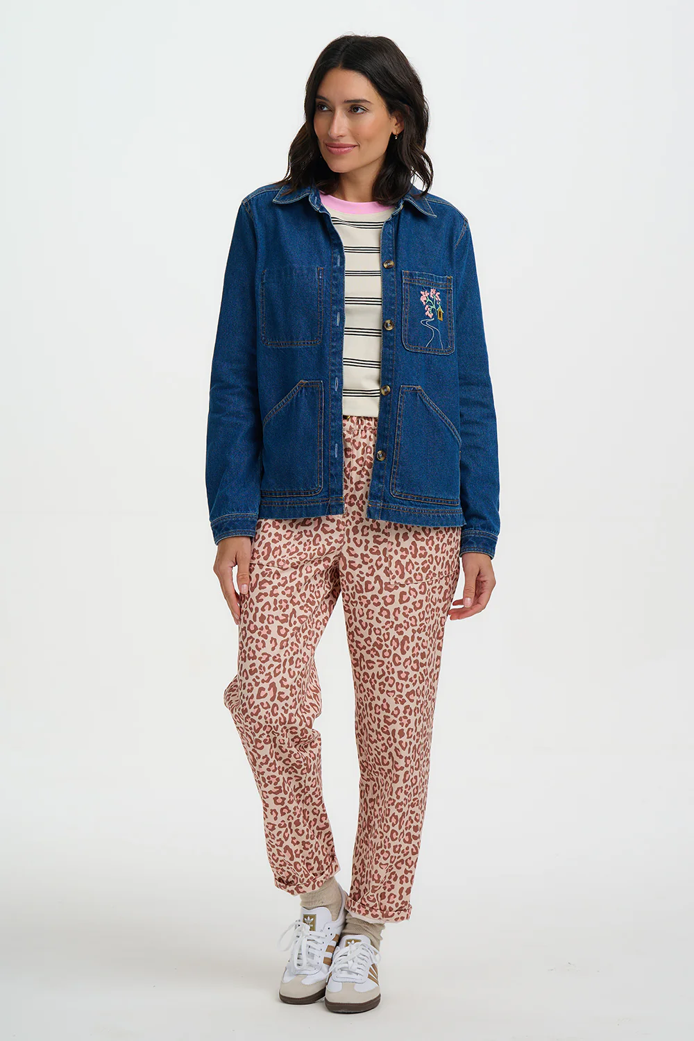 Dita Denim Jacket (Deep Indigo) - Image 2