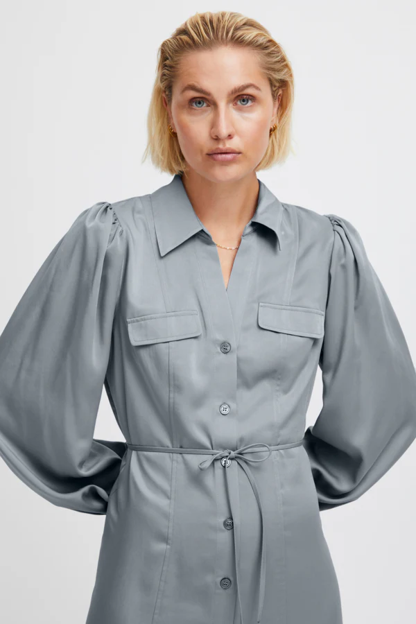 Donna Dress (Light Grey) - Image 3