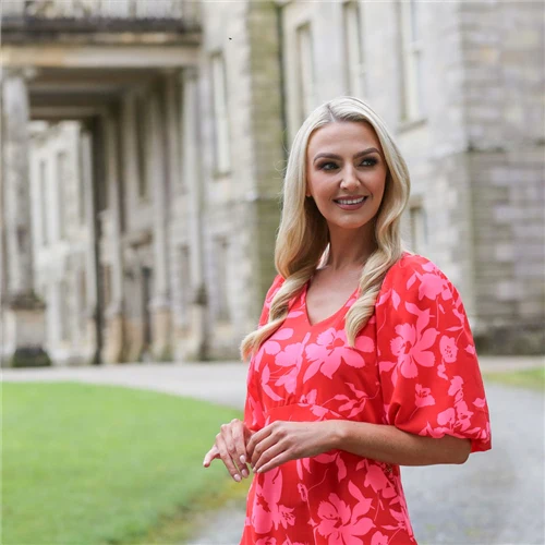 DORIS DRESS (RED) - Image 2