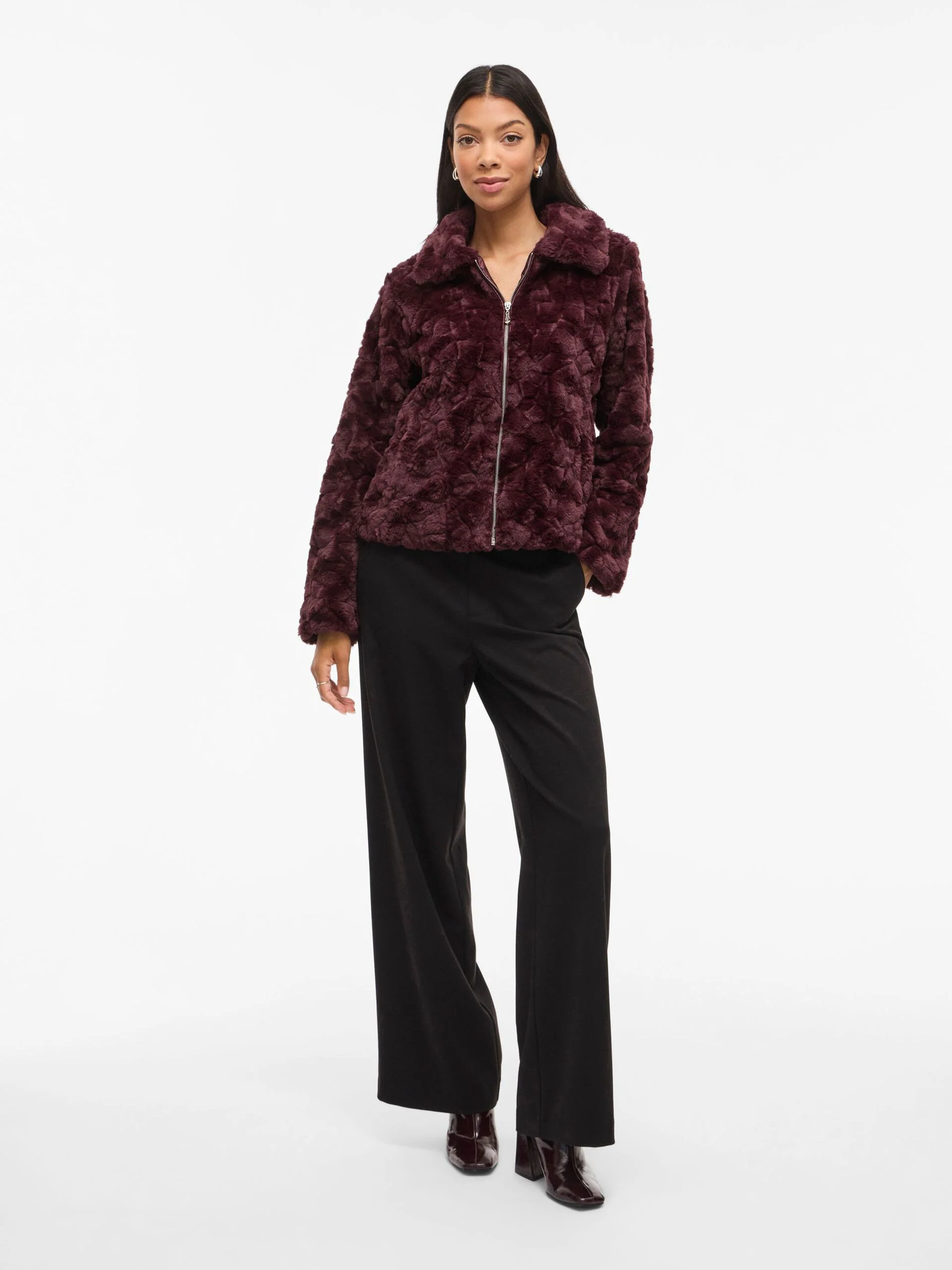 Dorita Faux Fur Jacket (Fig) - Image 2