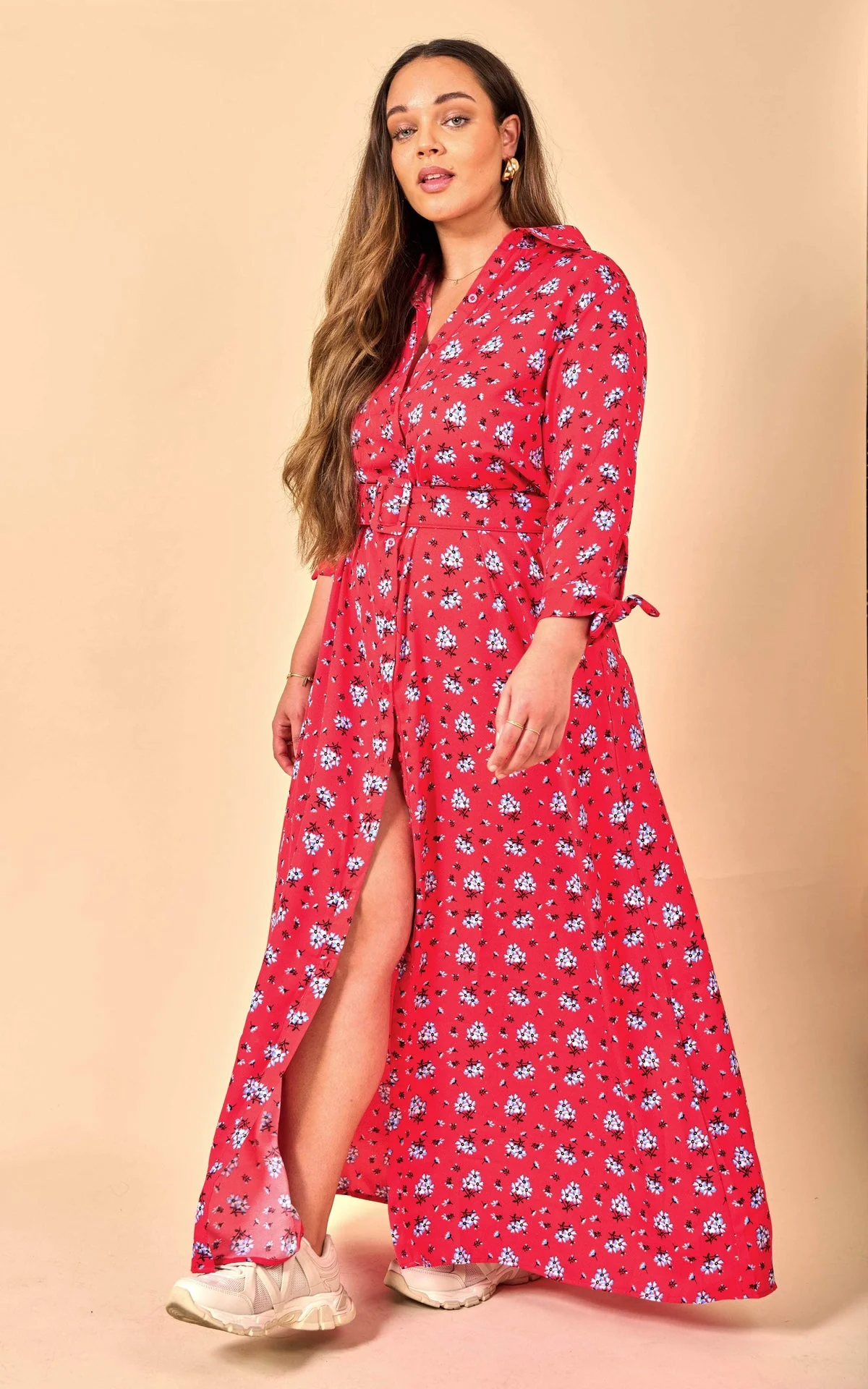 Dove Dress | Dancing Leopard (Red Daisy) - Image 2