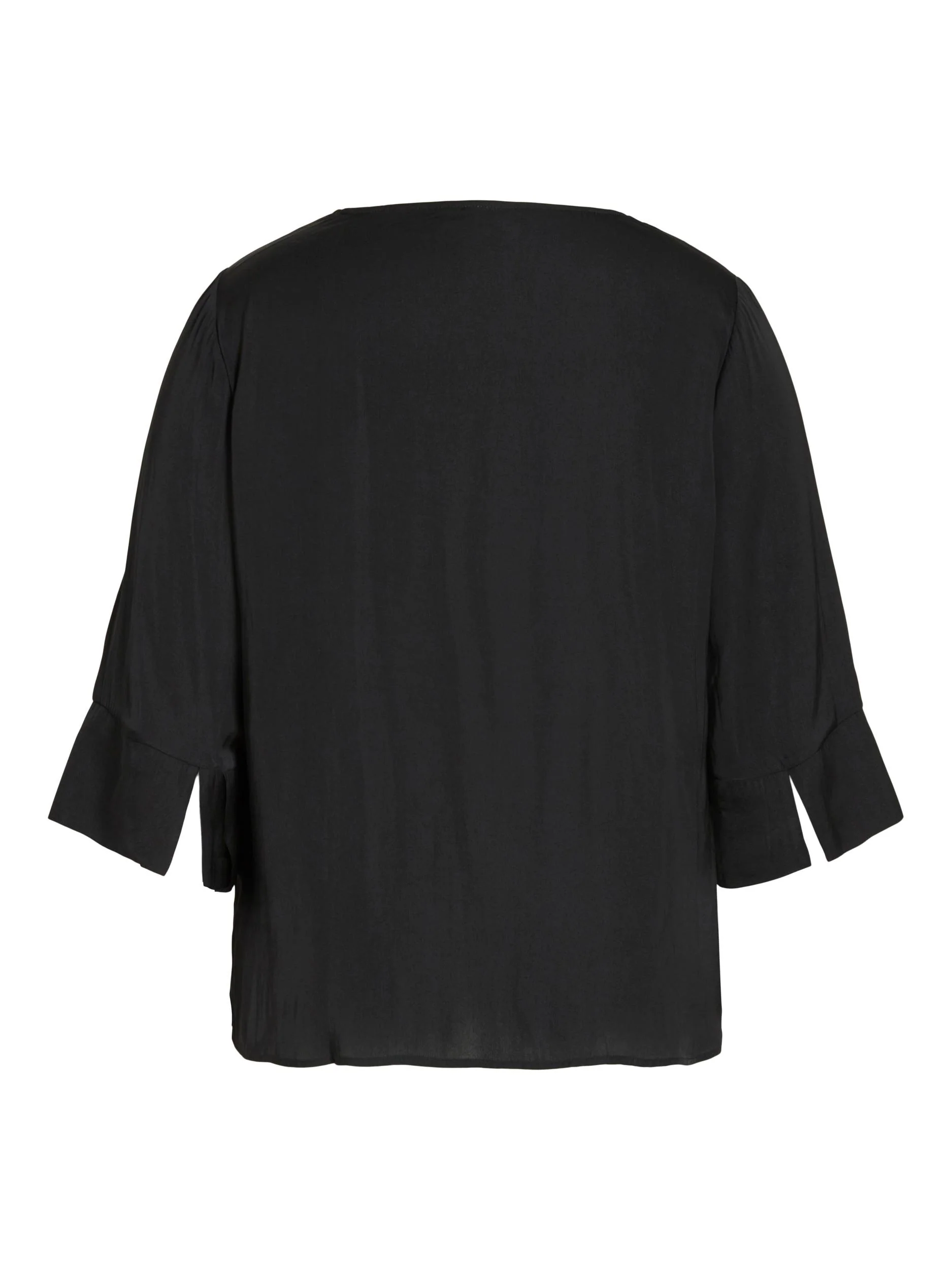 DREAMY V-NECK TOP (BLACK) - Image 7