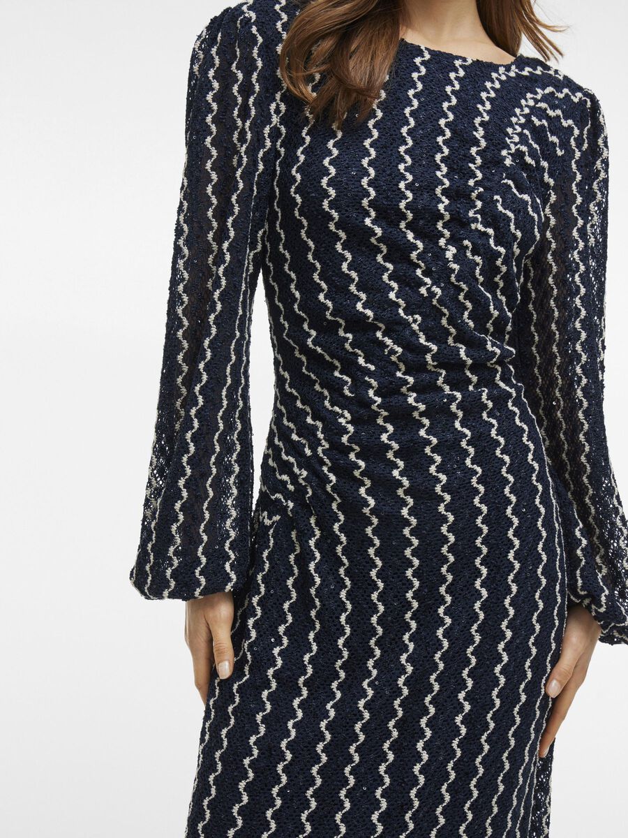 Elaine Midi Dress (Navy Blazer/Birch) - Image 4