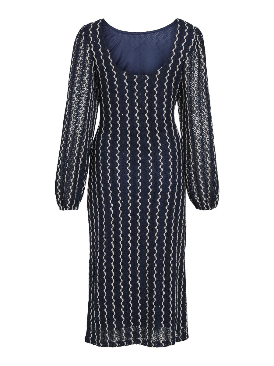 Elaine Midi Dress (Navy Blazer/Birch) - Image 7