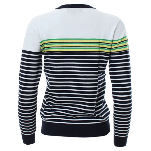 Elaine Stripe Jumper (Navy) - Image 5
