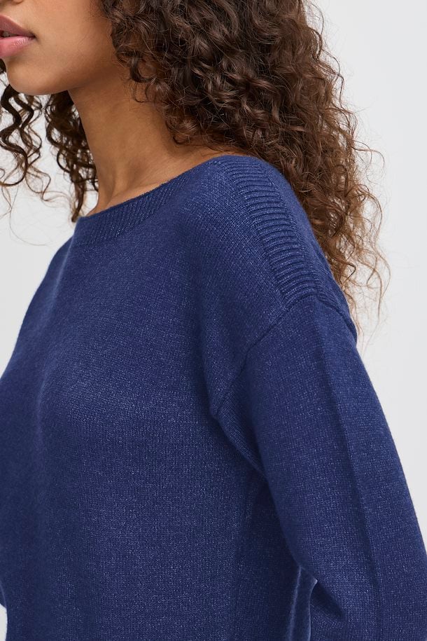 Ella Boat Neck Jumper (Medieval Blue) - Image 4