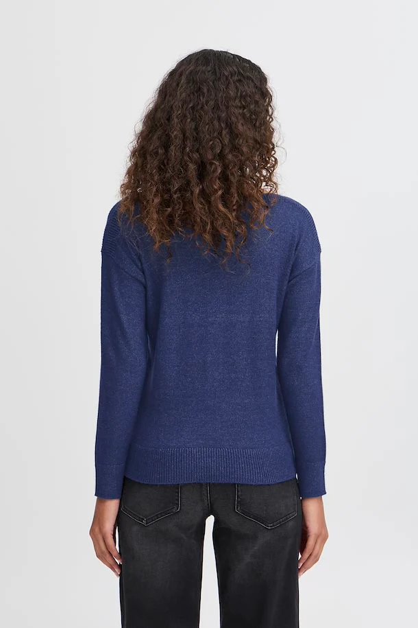 Ella Boat Neck Jumper (Medieval Blue) - Image 5