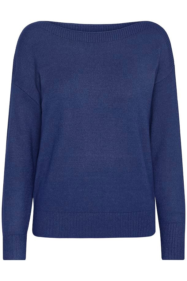 Ella Boat Neck Jumper (Medieval Blue) - Image 7