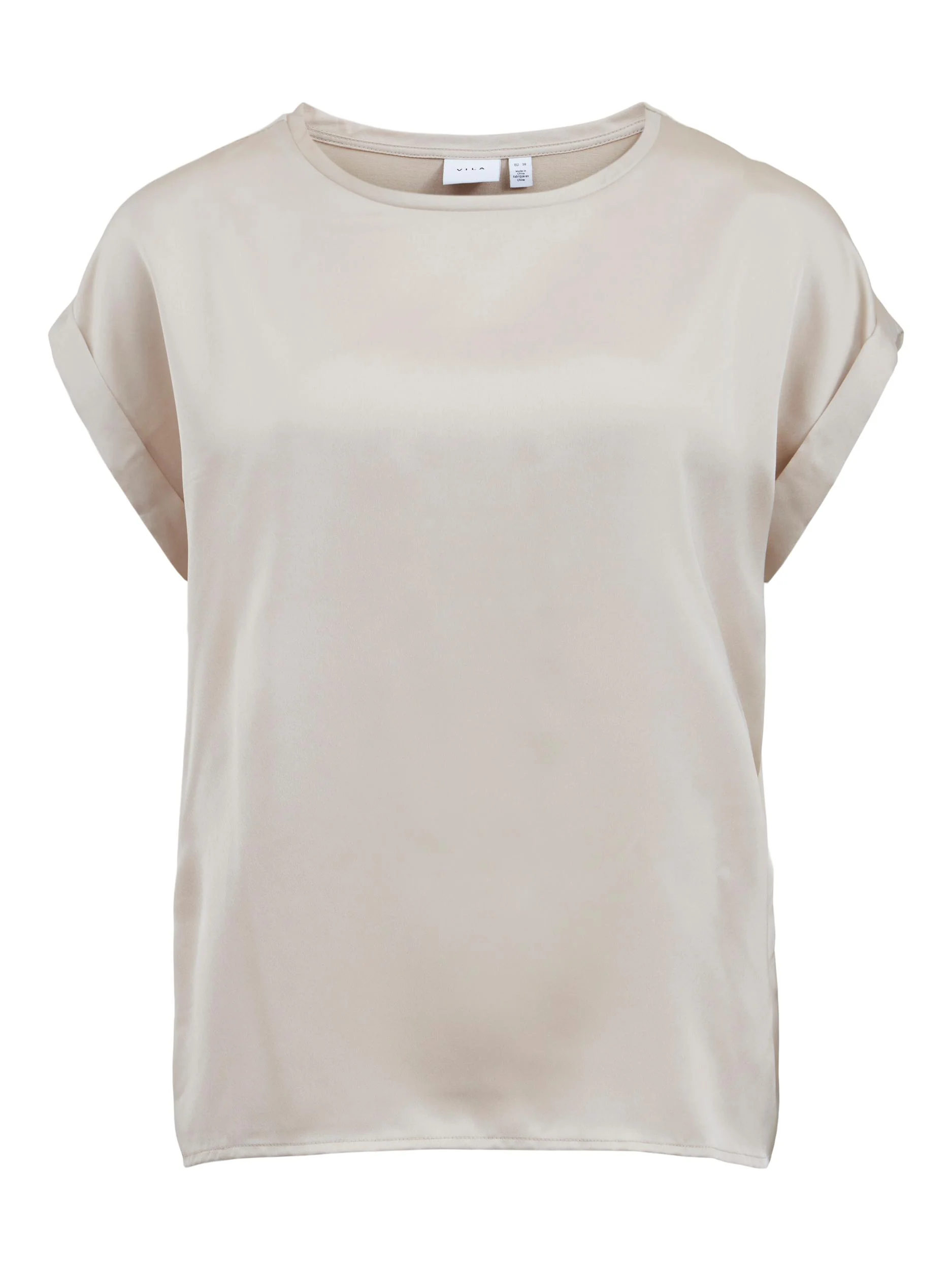 Elle Satin Top (Cement) - Image 6
