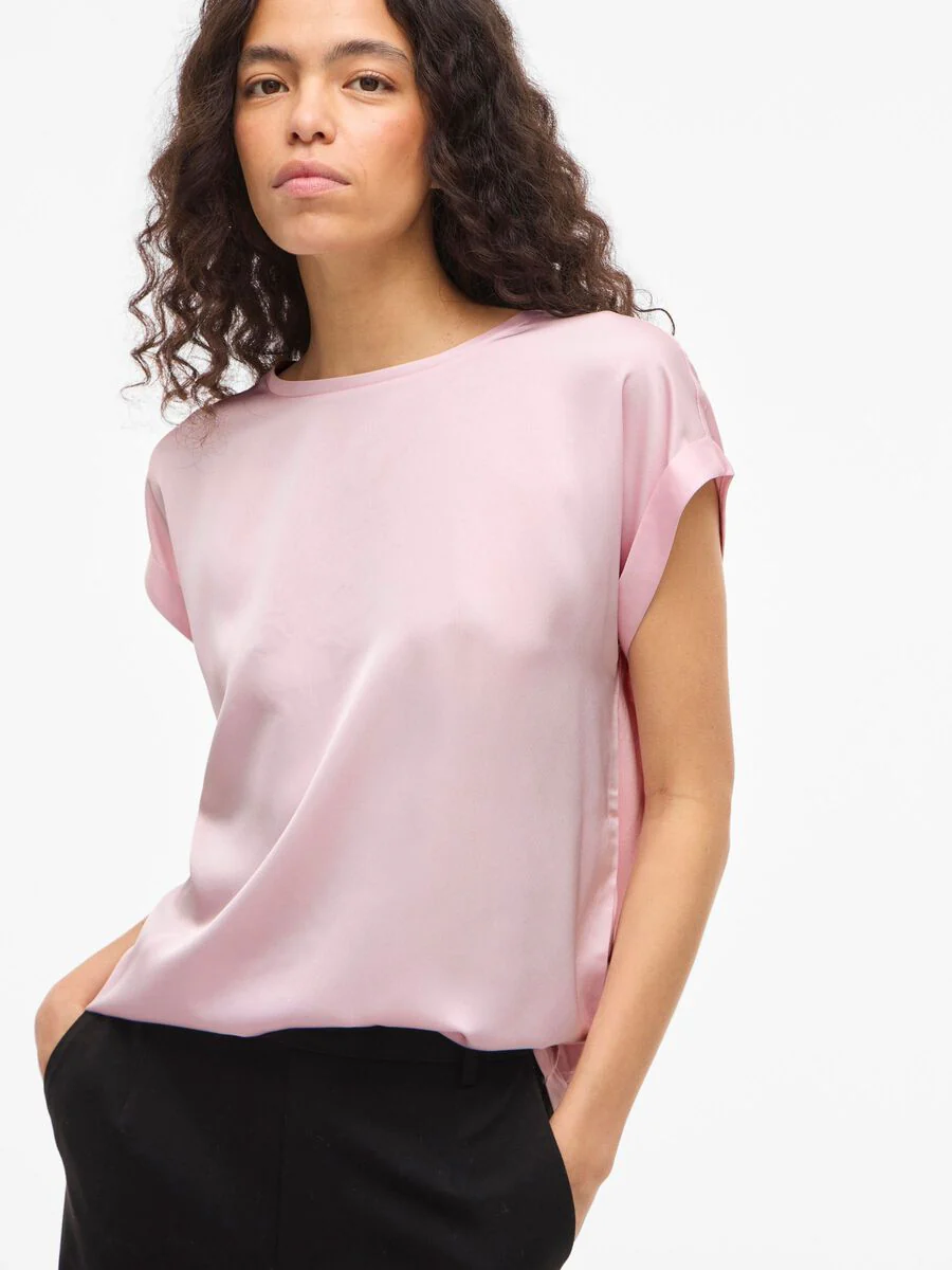 Elle Satin Top (Cherry Blossom) - Image 3