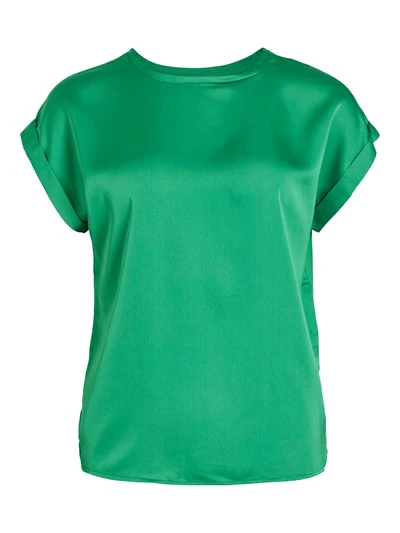 ELLE SATIN TOP (GREEN) - Image 5