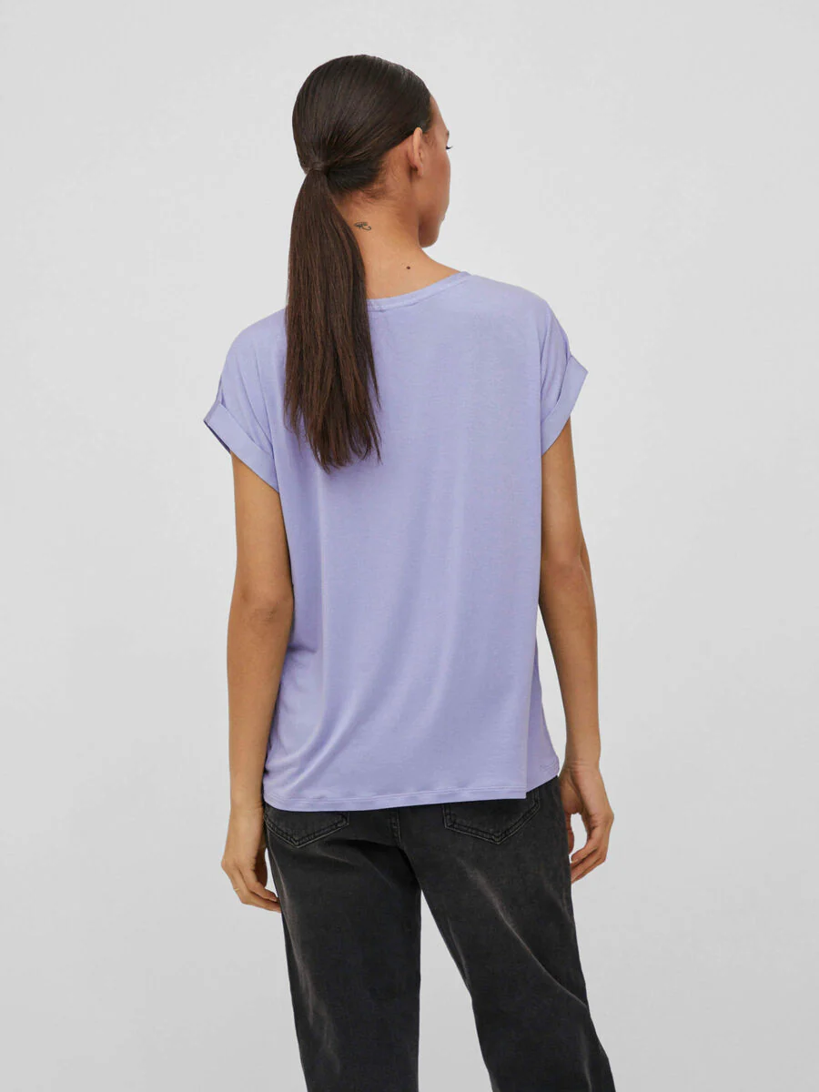 ELLE SATIN TOP (LAVENDER) - Image 2