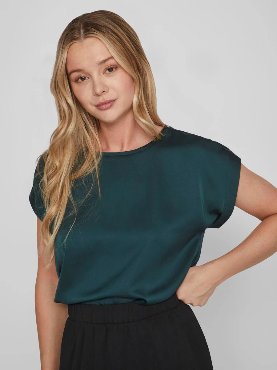 Elle Satin Top (Ponderosa Pine) - Image 2