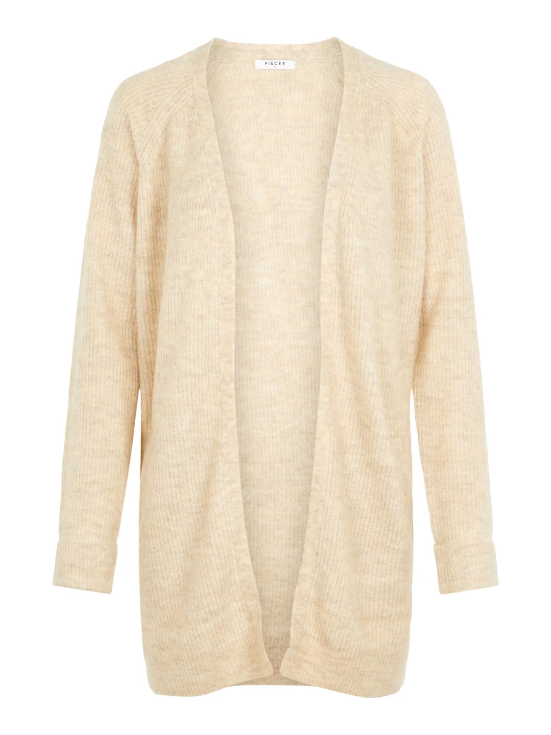 Ellen Long Knit Cardigan (White Pepper) - Image 4