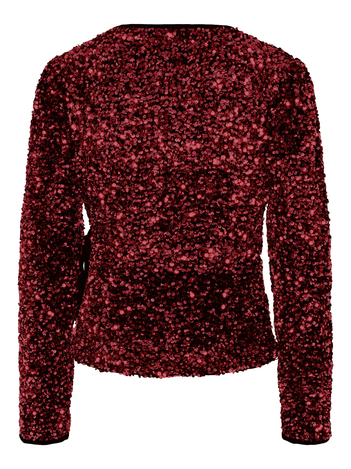 Ellen Sequin Wrap Top (Port Royale) - Image 2