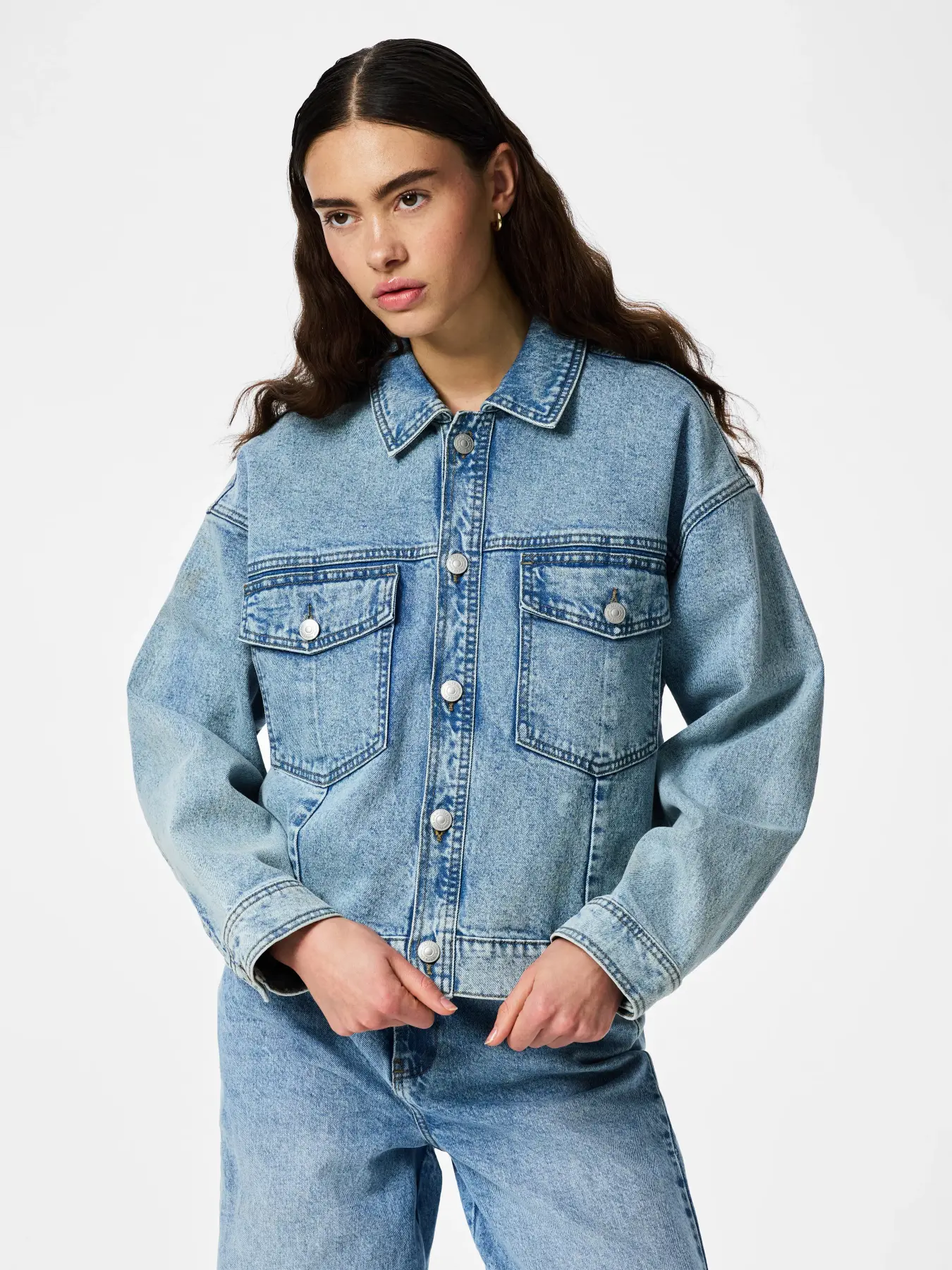 Elma Denim Jacket (Medium Blue)