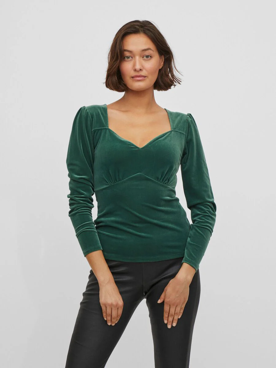 Elvo Sweetheart Top (Pine needle) - Image 4