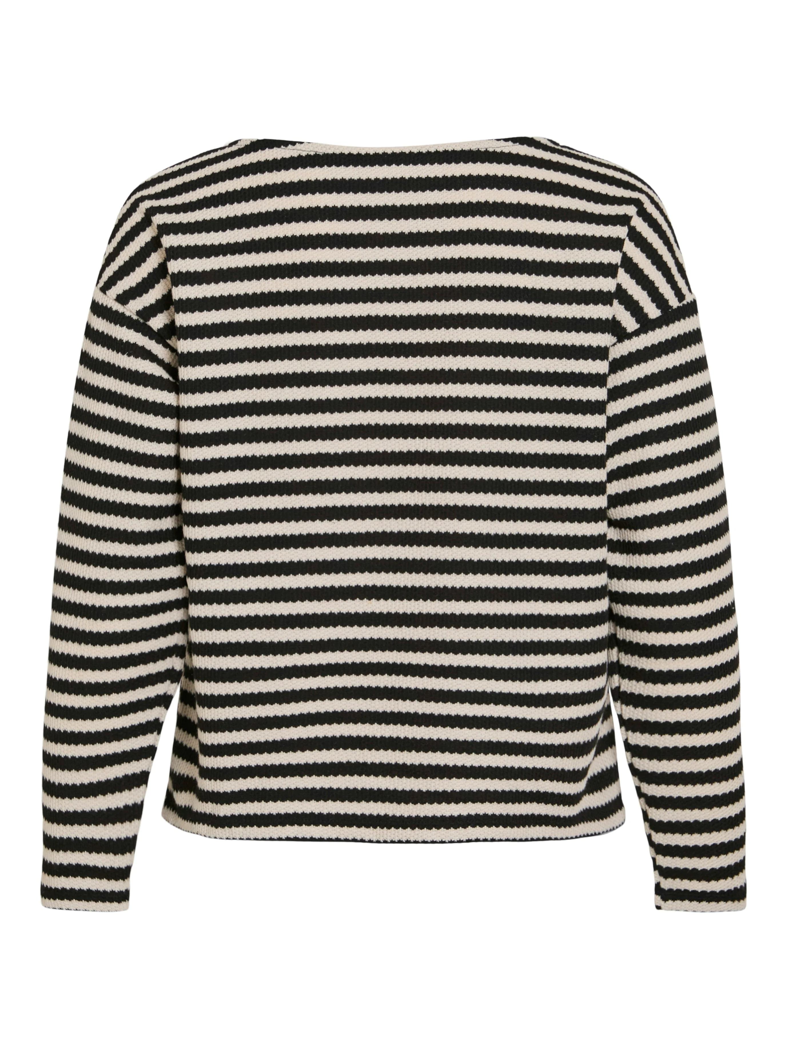 Emily Boatneck Top (Birch/Black) - Image 2