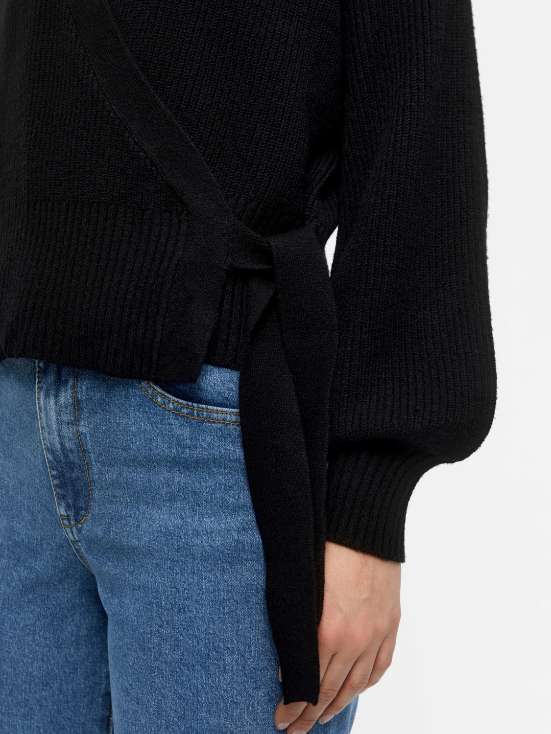 Ena Wrap Cardigan (Black) - Image 5