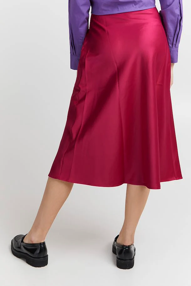 ENDA MIDI SKIRT (SHOCKING PINK) - Image 4