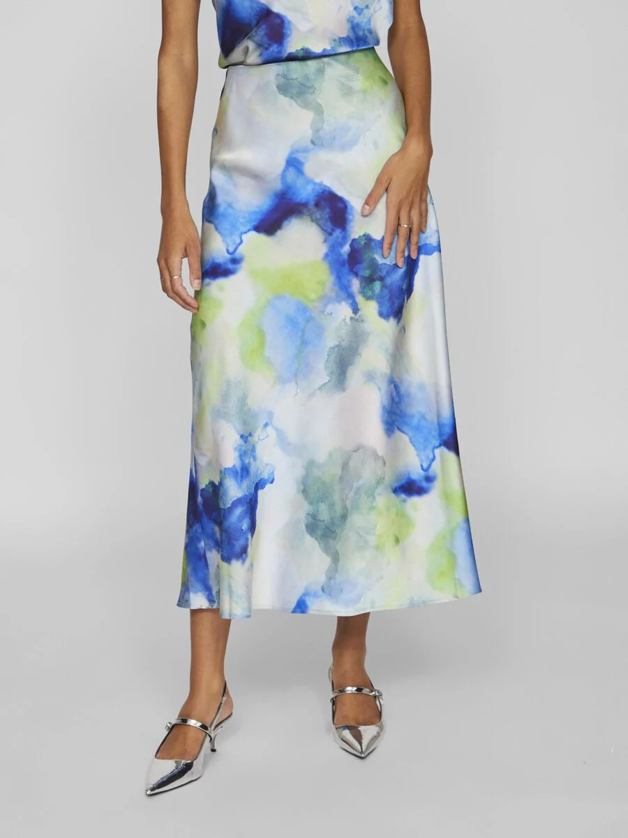 Enna Midi Skirt (Watercolour) - Image 2