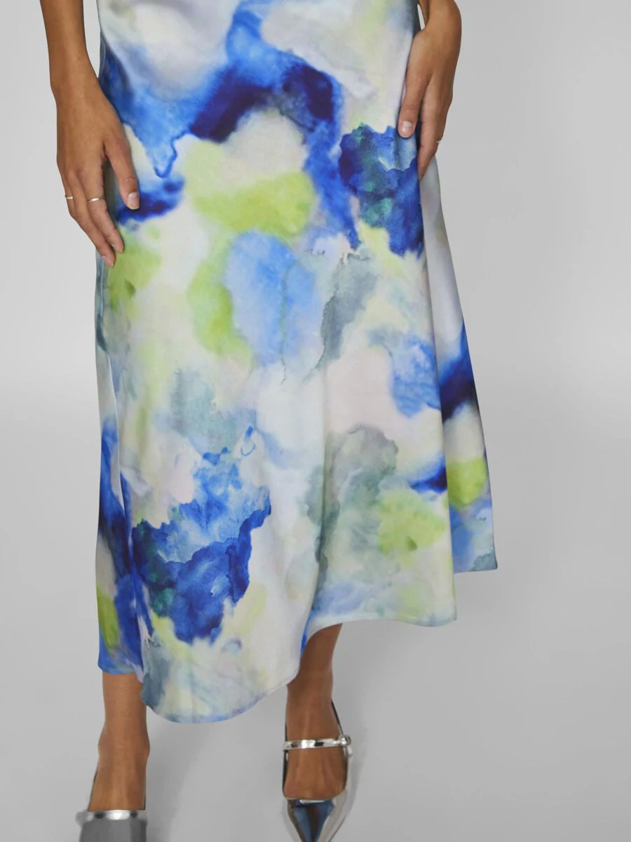 Enna Midi Skirt (Watercolour) - Image 3