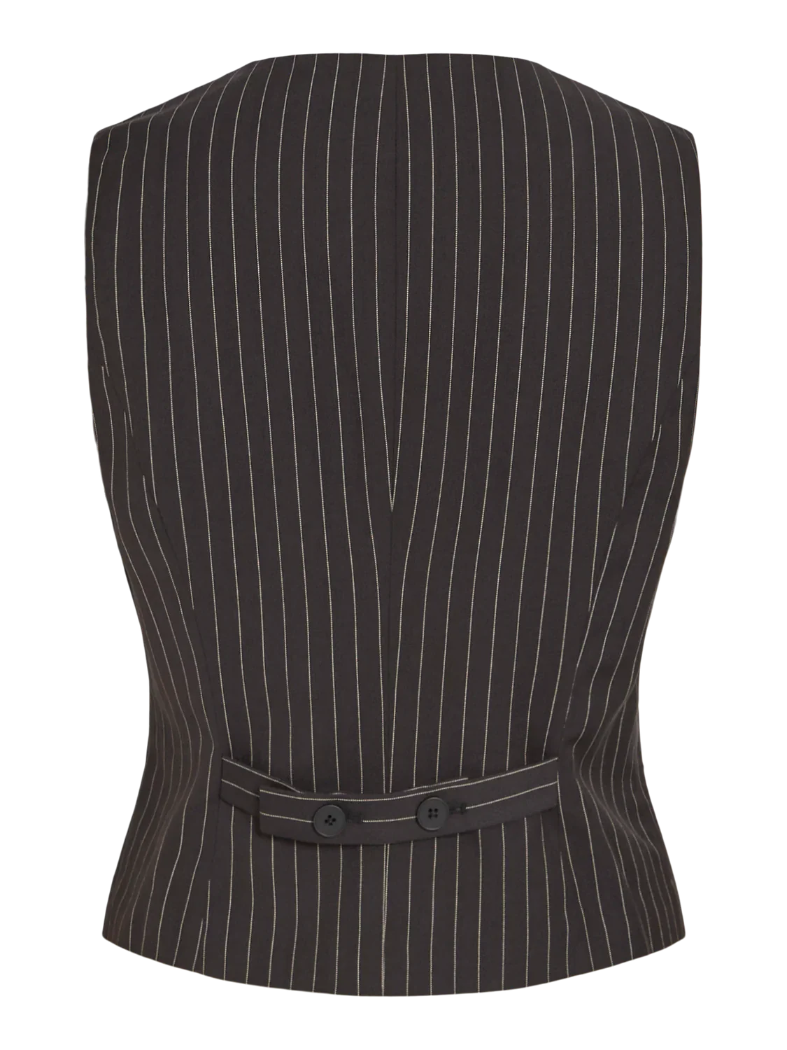 Esma Pinstripe Waistcoat (Black Beauty/Birch) - Image 2