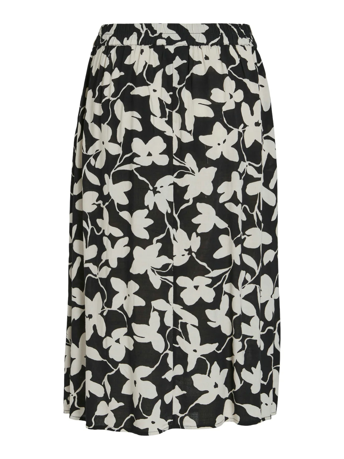 Eta High Waisted Midi Skirt (Black Beauty) - Image 2
