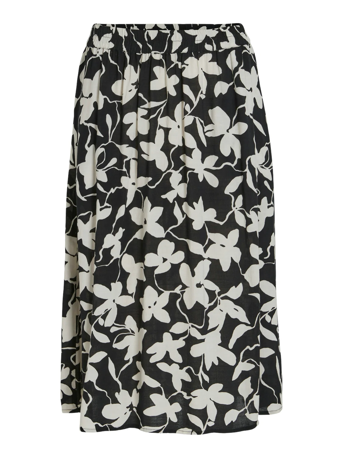 Eta High Waisted Midi Skirt (Black Beauty) - Image 3