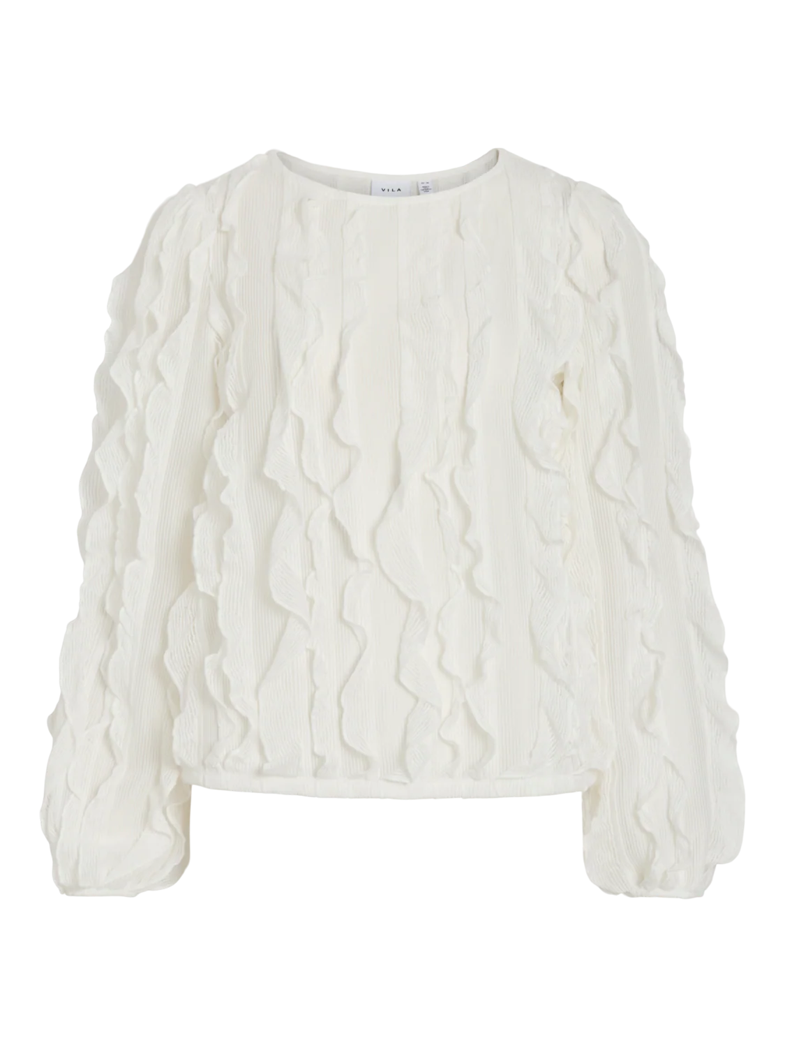 Eva Flounce Top (Cloud Dancer) - Image 2