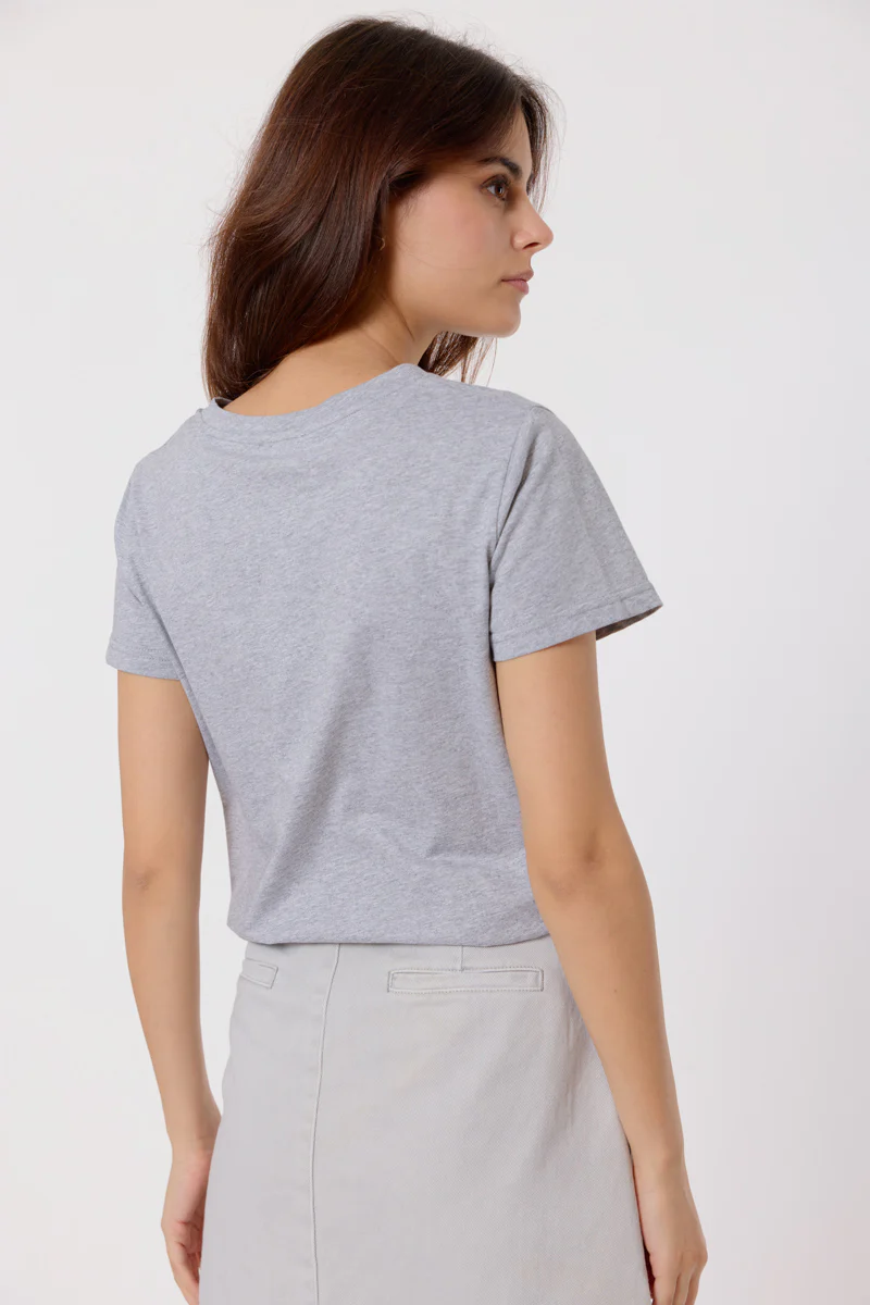 Evelyn T-Shirt (Grey) - Image 3