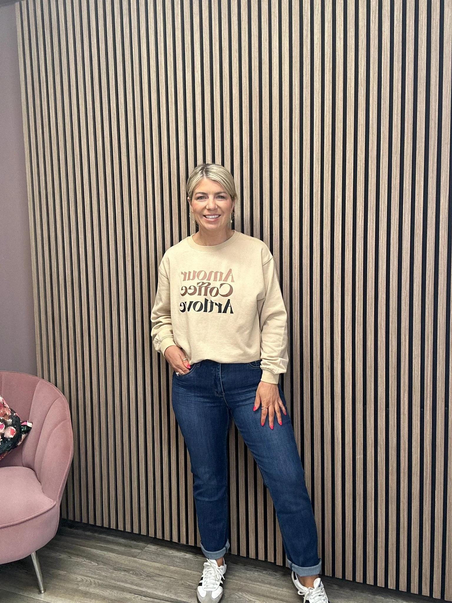 FADWA SWEATER (BEIGE) - Image 5