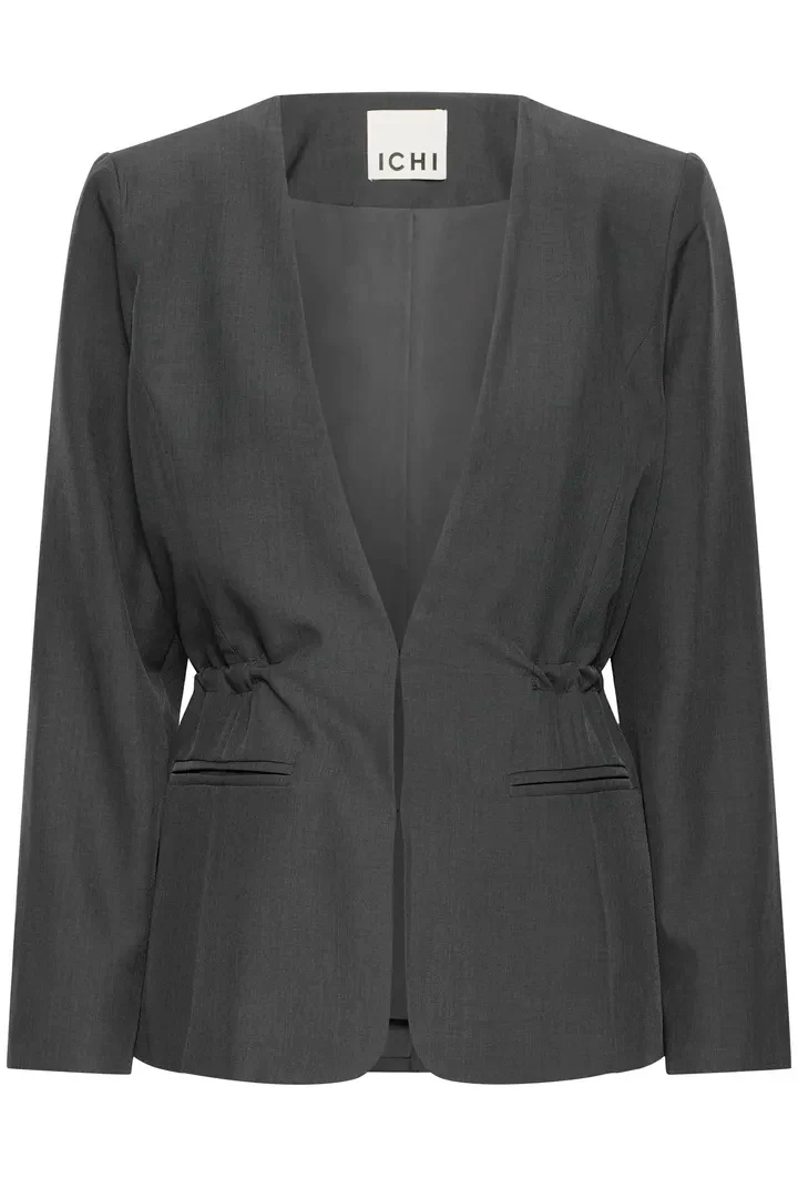 Fallon Blazer (Dark Grey Melange) - Image 2