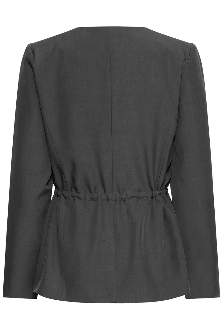 Fallon Blazer (Dark Grey Melange) - Image 3