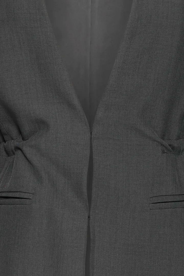 Fallon Blazer (Dark Grey Melange) - Image 4