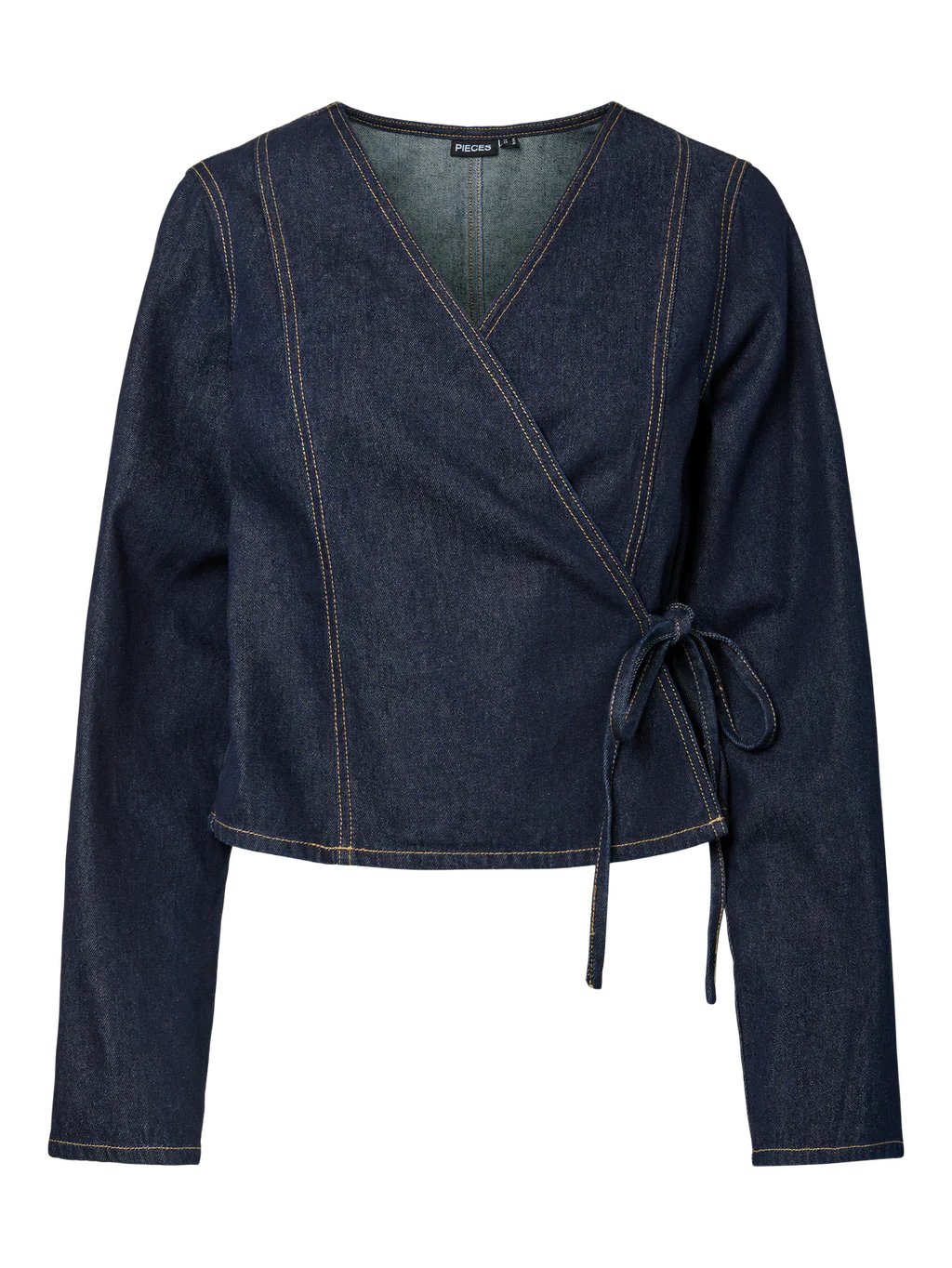 Farah Denim Wrap Top (Dark Blue) - Image 7