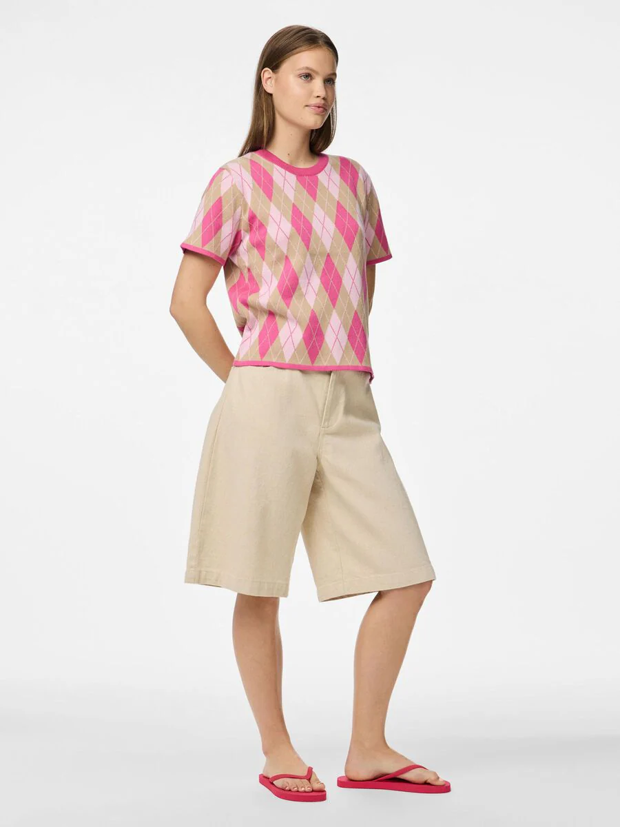 Farley Knit Top (Pink Tulle/Fuchsia) - Image 2